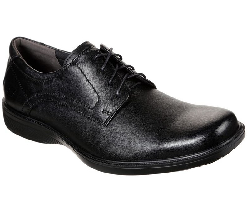 Skechers Herr Svarta Snörskor - Nelcen - Kepton - Sverige (XZICO-0643)